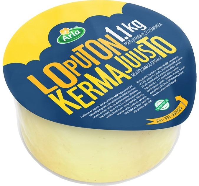 Arla Loputon cream cheese 1.1 kg 
